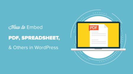 如何在wordpress博客文章中嵌入pdf，电子表格等