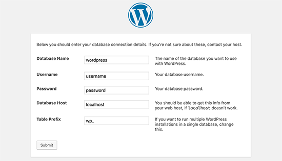 使用phpmyadmin进行wordpress数据库管理