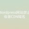 Wordpress网站禁止收录cdn域名解决方法