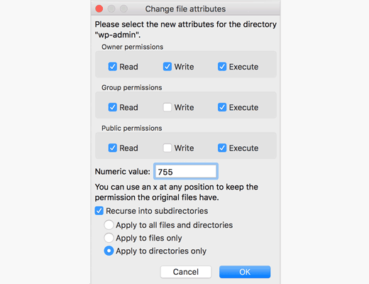 File Permissions Numeric Value