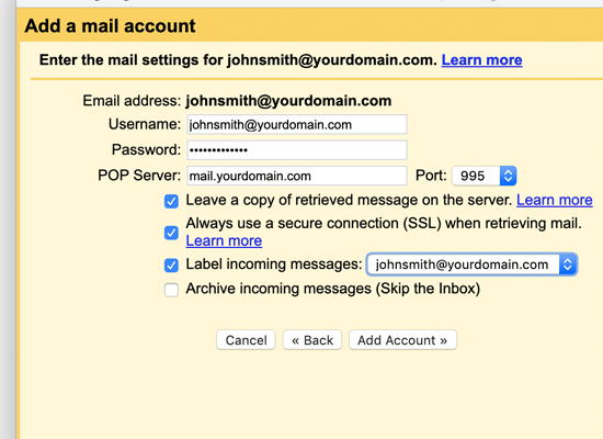 Account Settings