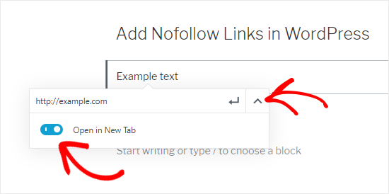 Add External Link To The Textbox