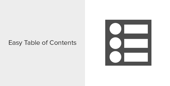 Easytableofcontents