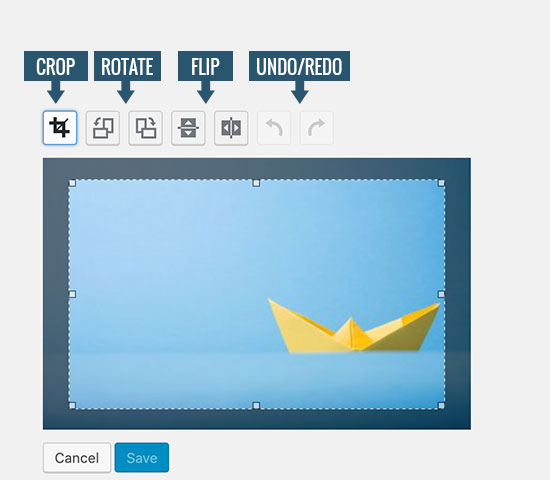 Image Toolbar Buttons