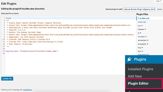 Plugineditor