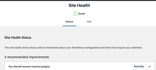 Sitehealthscore