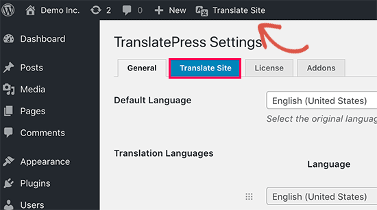 Translatesite