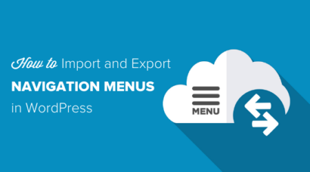 如何在wordpress中导入和导出导航菜单