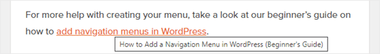 如何在wordpress链接中添加标题和nofollow