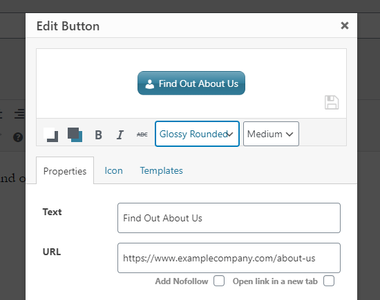 Create Design Button