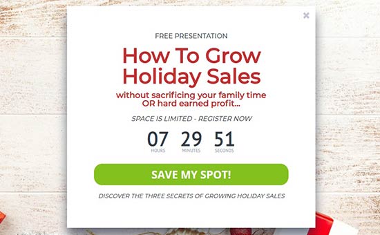 Optinholiday