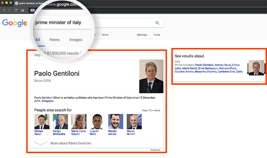 Google如何在答案框中显示信息