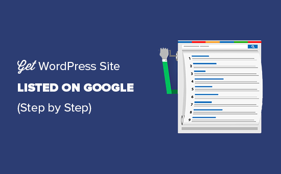 我如何在google上列出我的wordpress网站
