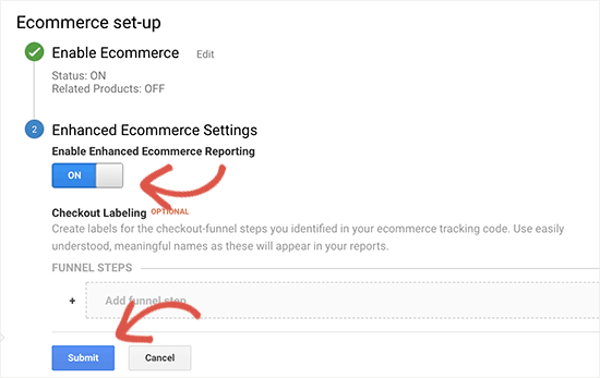 在google Analytics(分析)中跟踪电子商务商店