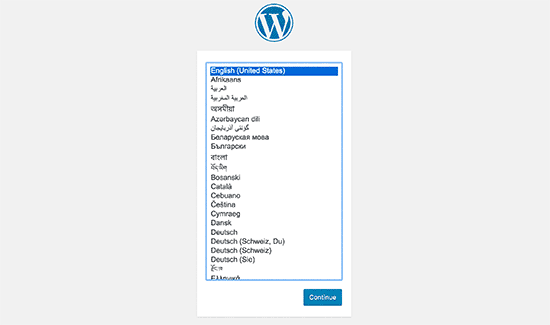 安装wordpress