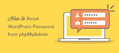 如何从phpmyadmin重置wordpress密码