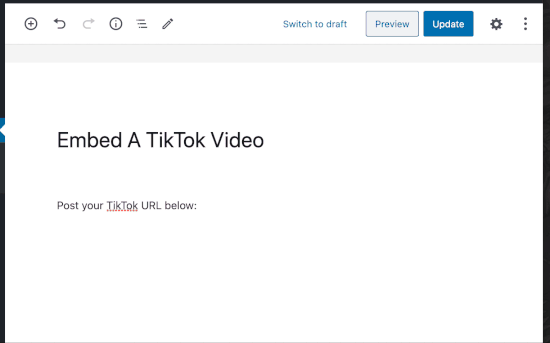 无需插件即可将tiktok视频嵌入wordpress