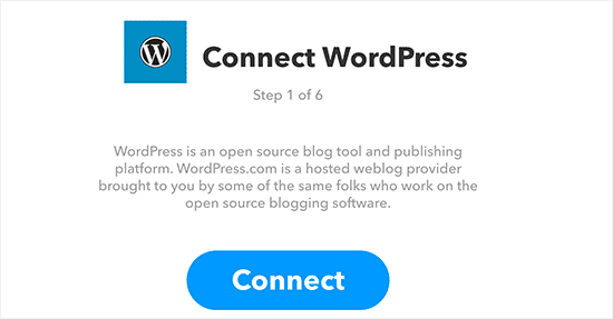 使用ifttt从wordpress自动发布到facebook