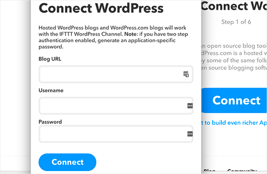 使用ifttt从wordpress自动发布到facebook