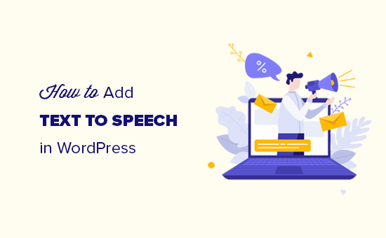 如何在wordpress中向语音添加文本