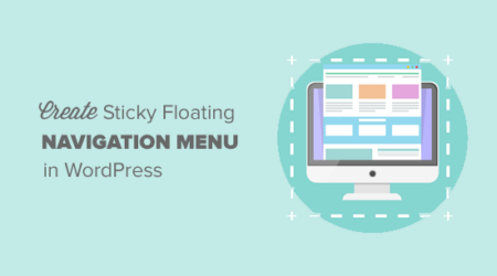 如何在wordpress中创建粘性浮动导航菜单