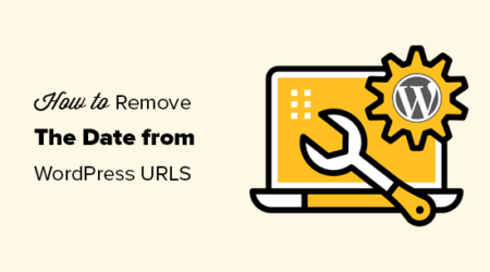 如何从wordpress Url中删除日期