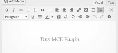 如何创建wordpress Tinymce插件