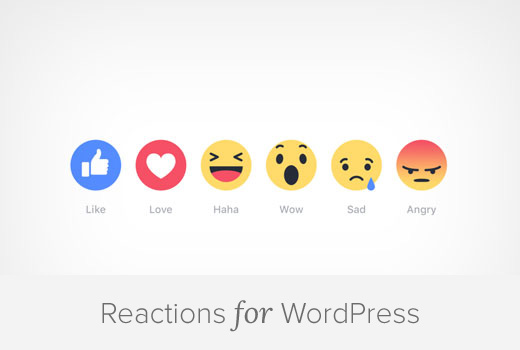 如何将类似facebook的反应添加到wordpress帖子中