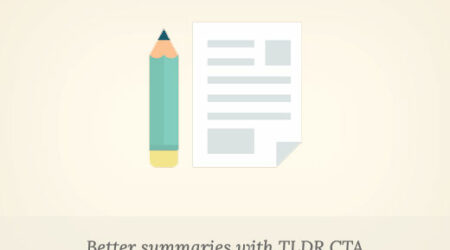 如何使用tldr Cta在wordpress帖子中添加更好的摘要