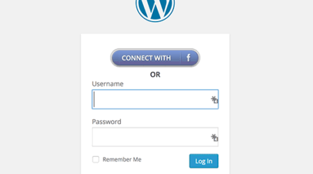 如何在wordpress中使用facebook添加登录名