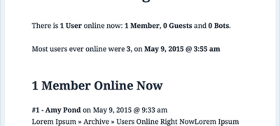 如何在wordpress中显示实时在线用户