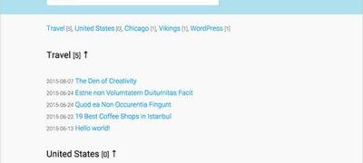 如何在wordpress中添加html Sitemap页面