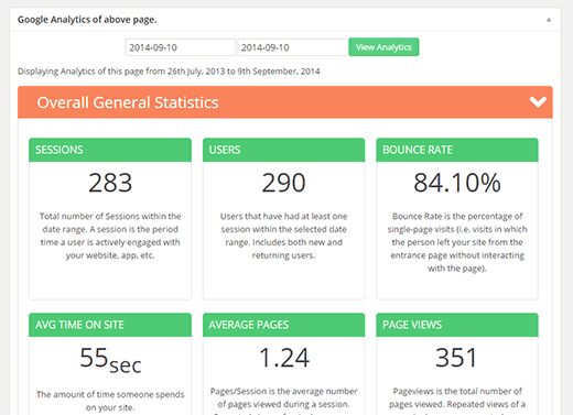 使用analytify查看wordpress中的google Analytics