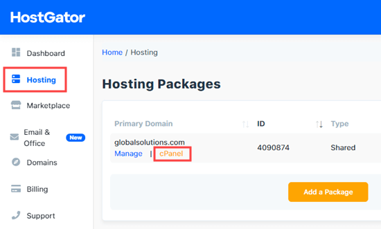 使用hostgator更改mx记录