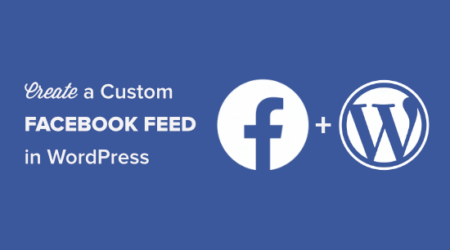 如何在wordpress中创建自定义facebook Feed