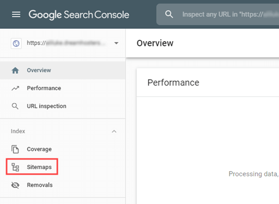 将您的xml网站地图添加到google Search Console