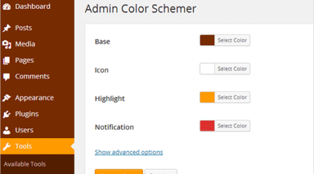 如何在wordpress中创建自定义管理员配色方案