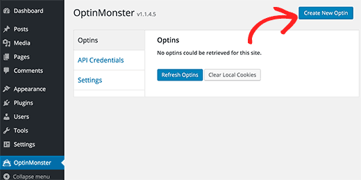 使用optinmonster创建wordpress弹出窗口