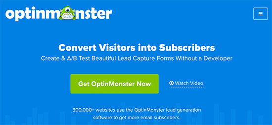 如何使用optinmonster在wordpress中建立电子邮件列表