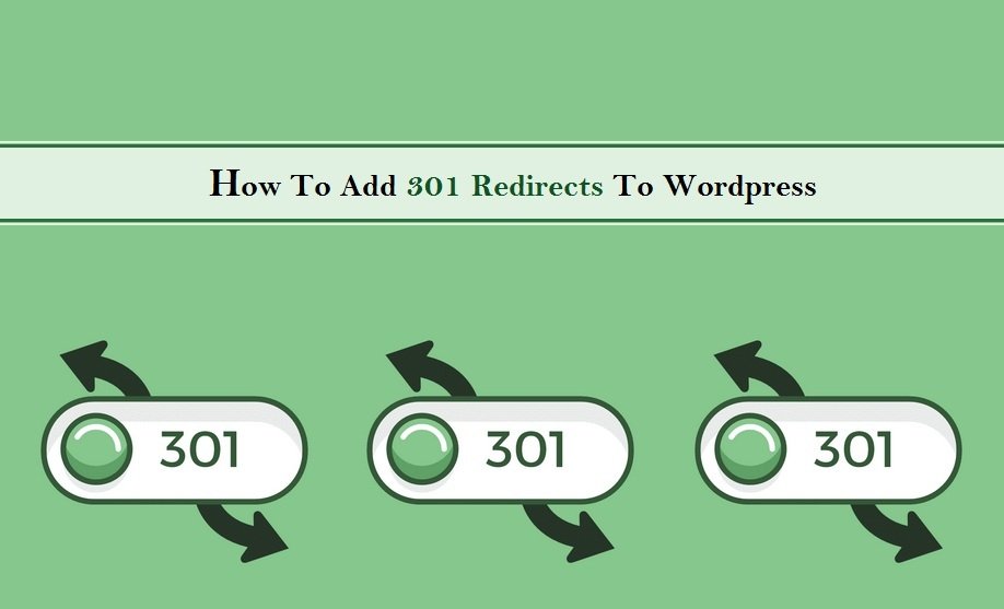如何将301重定向添加到wordpress