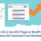 Wordpress中seo插件从无索引页面删除rel Canonical