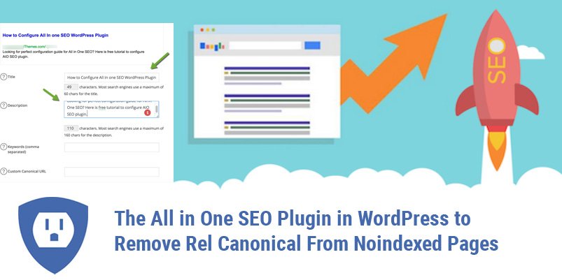 Wordpress中seo插件从无索引页面删除rel Canonical