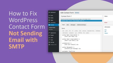如何修复wordpress联系表不使用smtp发送电子邮件